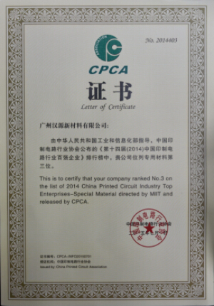 漢源新材料榮獲“行業(yè)專用材料第三名”